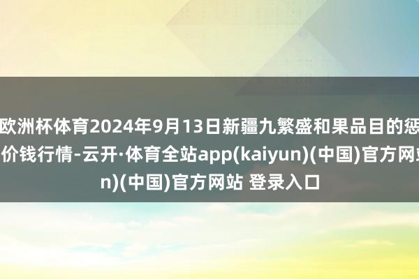 欧洲杯体育2024年9月13日新疆九繁盛和果品目的惩办有限公司价钱行情-云开·体育全站app(kaiyun)(中国)官方网站 登录入口